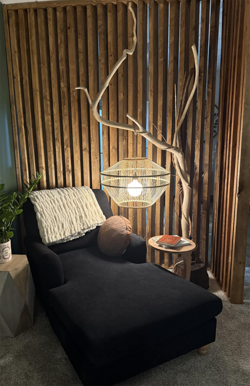 TreeTopCraft tree in the prayer room at Nebo Crossing in Marion, NC.